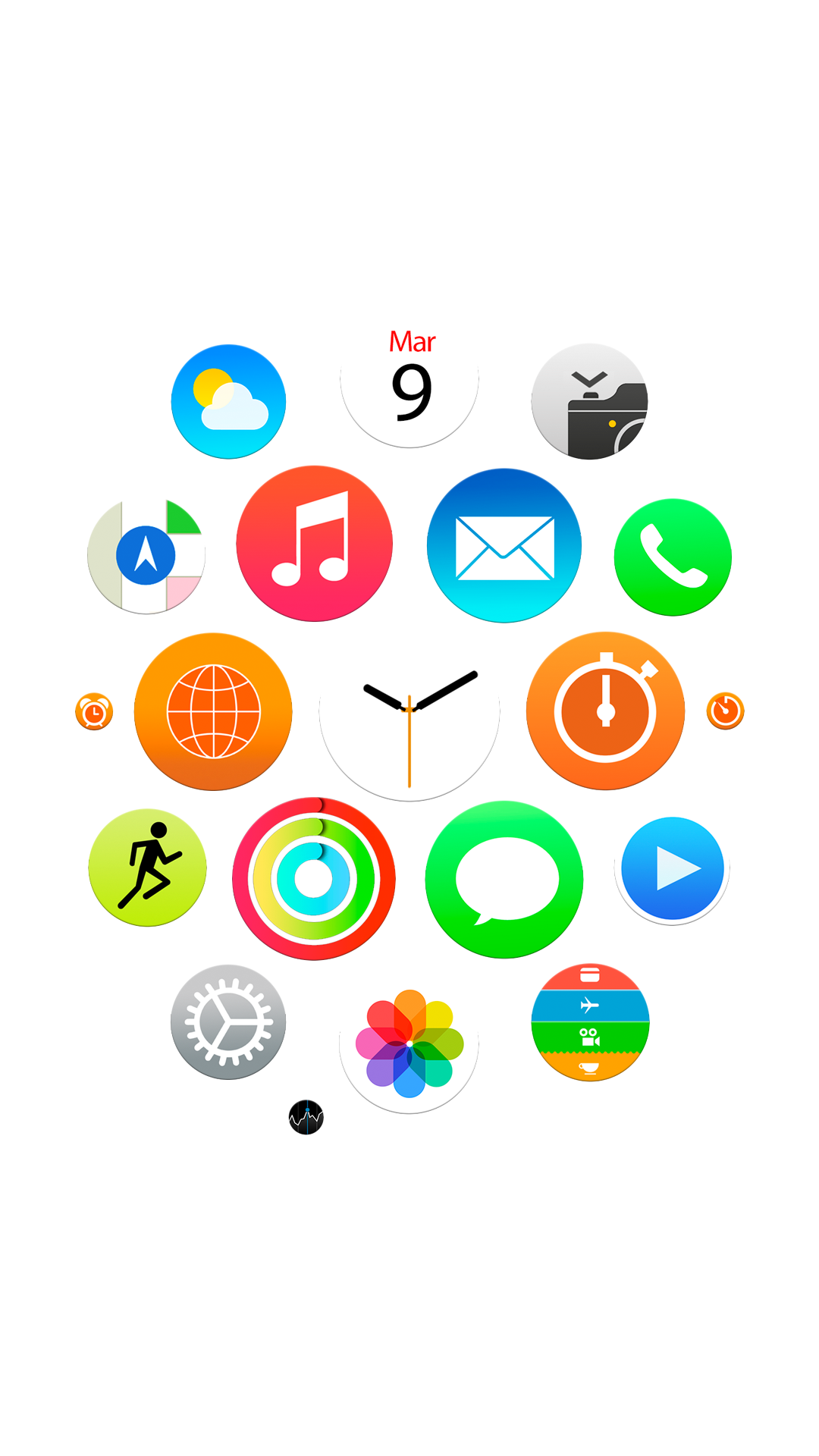 Apple Watch主题手表壁纸，Apple-Watch-Wallpaper