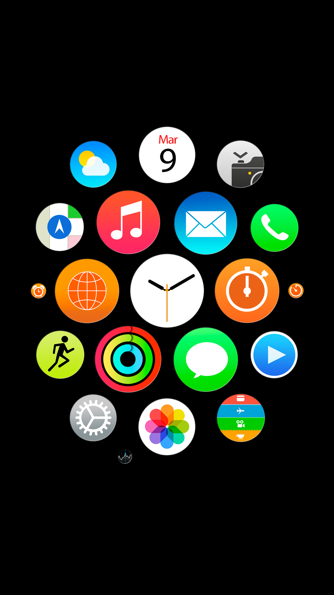 Apple Watch主题手表壁纸，Apple-Watch-Wallpaper