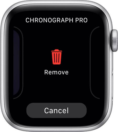 如何从Apple Watch删除表盘