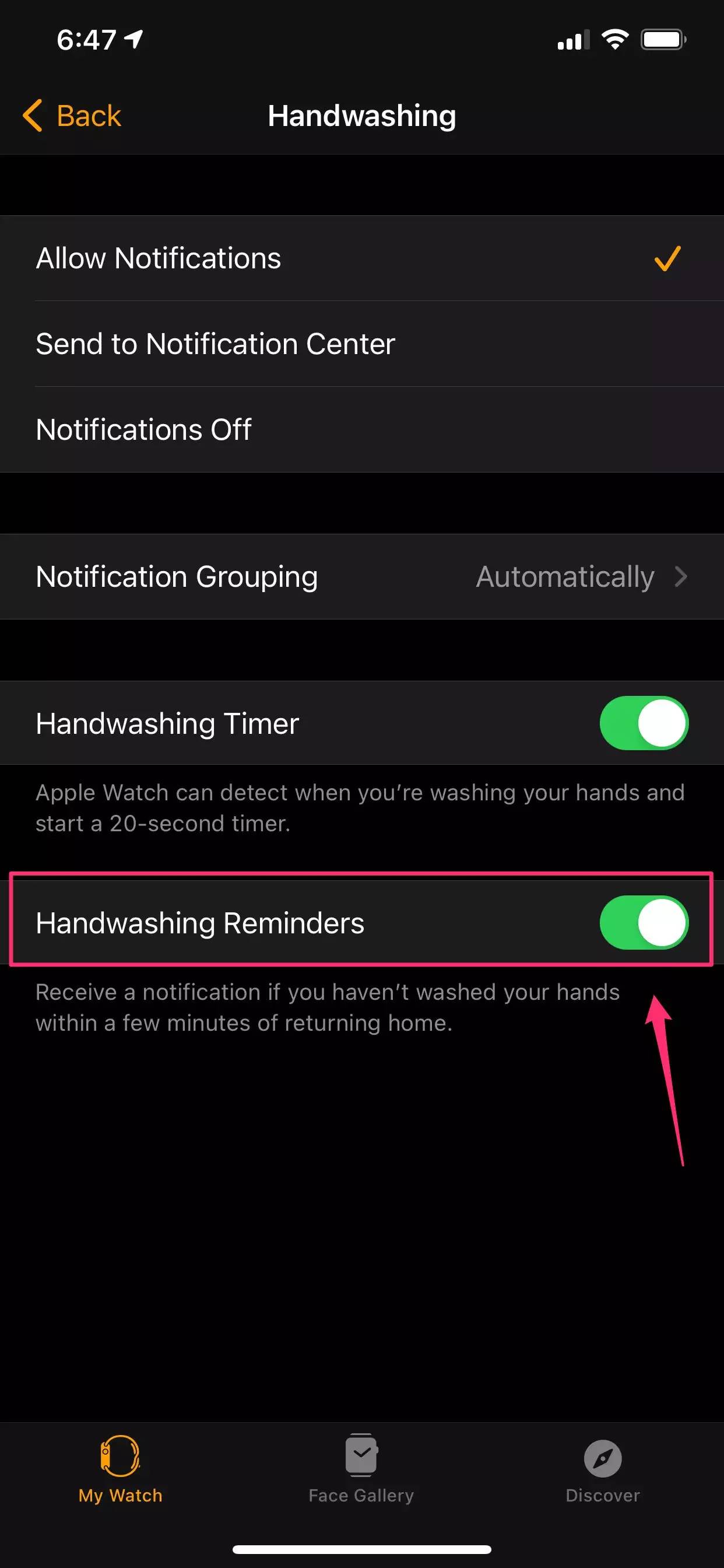 如何在Apple Watch上打开洗手检测功能以跟踪洗手活动
