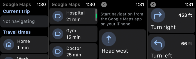 如何在Apple Watch上使用Google地图