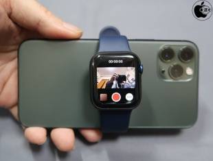 将Apple Watch相机遥控器用作iPhone 12后置摄像头的Vlog监视器