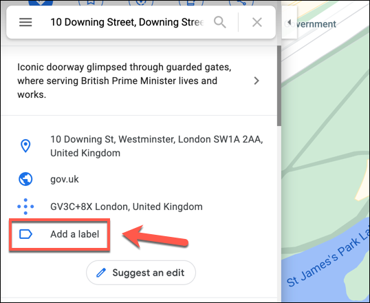 如何在Google地图中添加私人标签