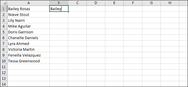 如何使用Flash Fill和Auto Fill自动填充Excel单元格