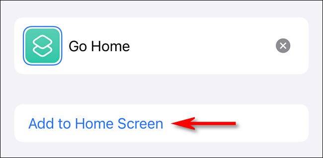 如何在iPhone上制作“回家”指示快捷方式