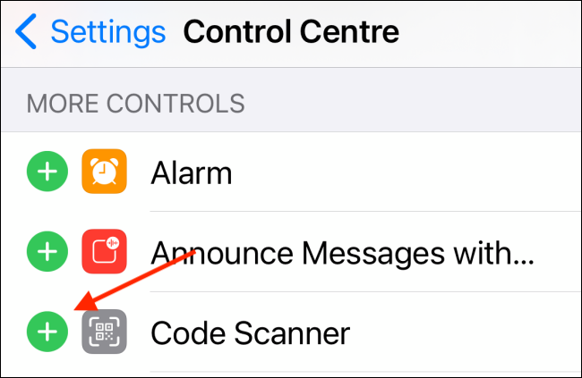 如何从控制中心在iPhone上快速扫描QR码