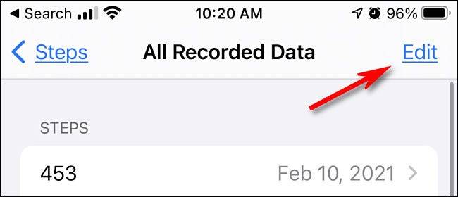 如何在iPhone上清除跟踪步骤的历史记录