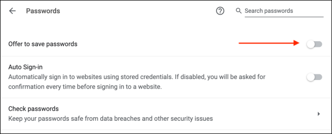 如何在Chrome中关闭烦人的“保存密码”弹出窗口