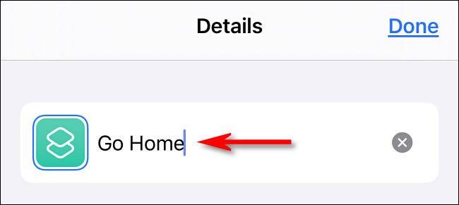 如何在iPhone上制作“回家”指示快捷方式