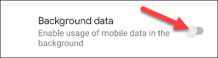 如何阻止Android应用使用后台移动数据