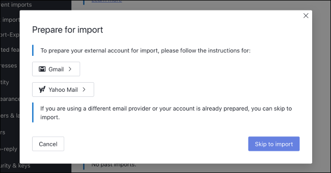 如何从Gmail迁移到ProtonMail