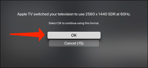如何在Apple TV上更改显示分辨率