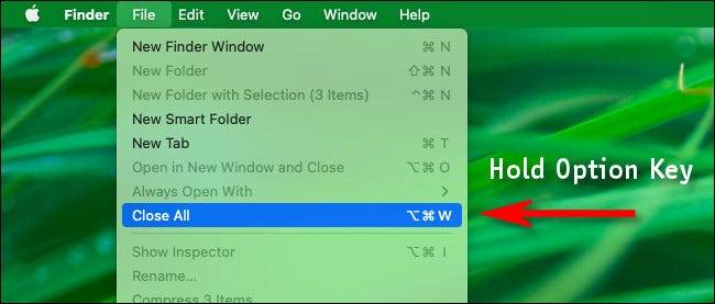 如何在Mac上一次关闭所有Finder Windows