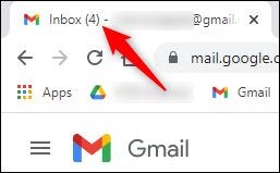 如何在浏览器选项卡中显示未读的Gmail电子邮件数量