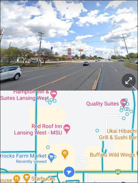 如何在Android的分屏中使用Google Maps Street View
