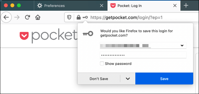 如何在Firefox中关闭烦人的保存登录弹出窗口