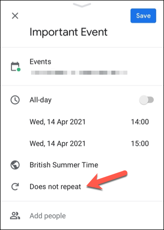 如何在Google日历中添加，编辑或删除重复事件