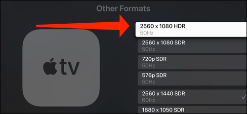 如何在Apple TV上更改显示分辨率