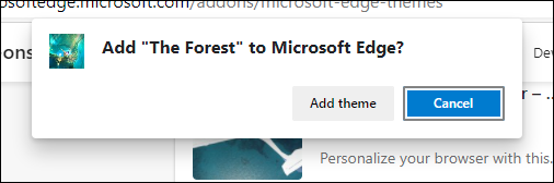 如何在 Microsoft Edge 中添加和删除主题