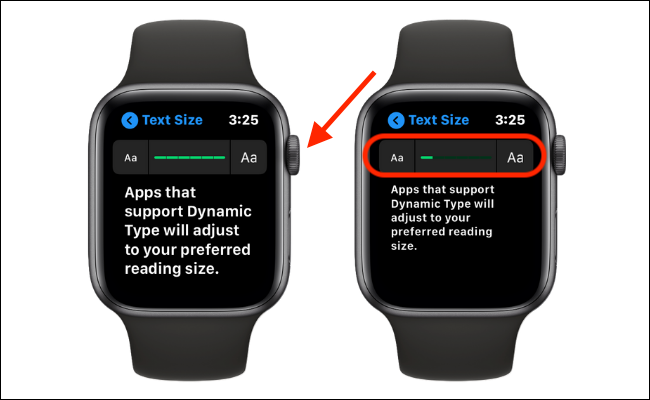 如何在 Apple Watch 上增加文字大小