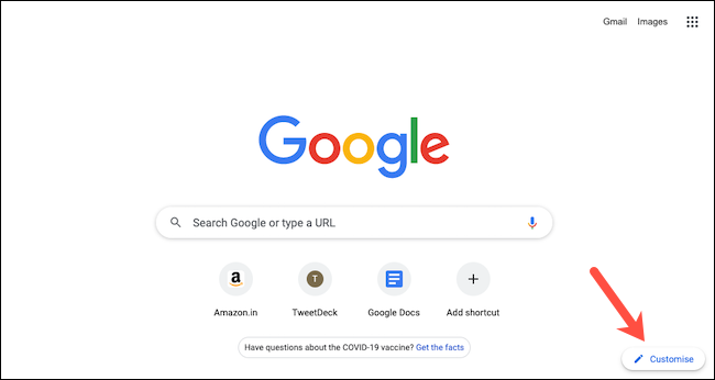 如何自动更改谷歌浏览器的新标签背景