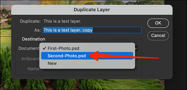 如何将图层从一个 Photoshop 文档复制到另一个