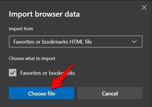 如何在 Microsoft Edge 浏览器中导入收藏夹？