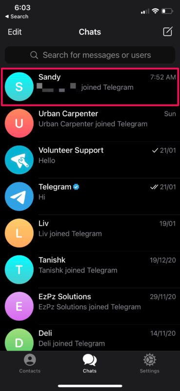 如何在 iPhone / iPad 上使用 Telegram 进行视频通话