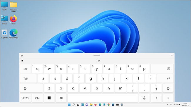 如何在 Windows 11 上更改触摸键盘的大小