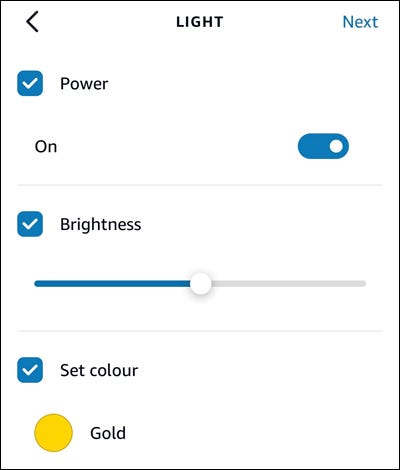 如何使用 Amazon Alexa 安排灯光