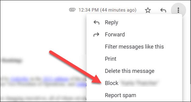 如何在 Gmail 中阻止某人