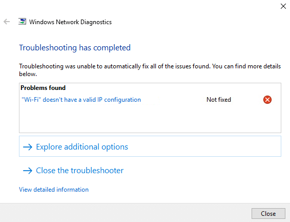 修复 WiFi 在 Windows 11 中没有有效的 IP 配置错误