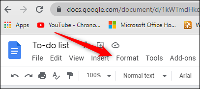 如何将删除线应用于 Google 文档中的文本