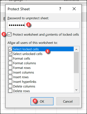 如何在 Microsoft Excel 中锁定单元格以防止编辑