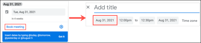 如何在 Google Docs 中使用交互式日期