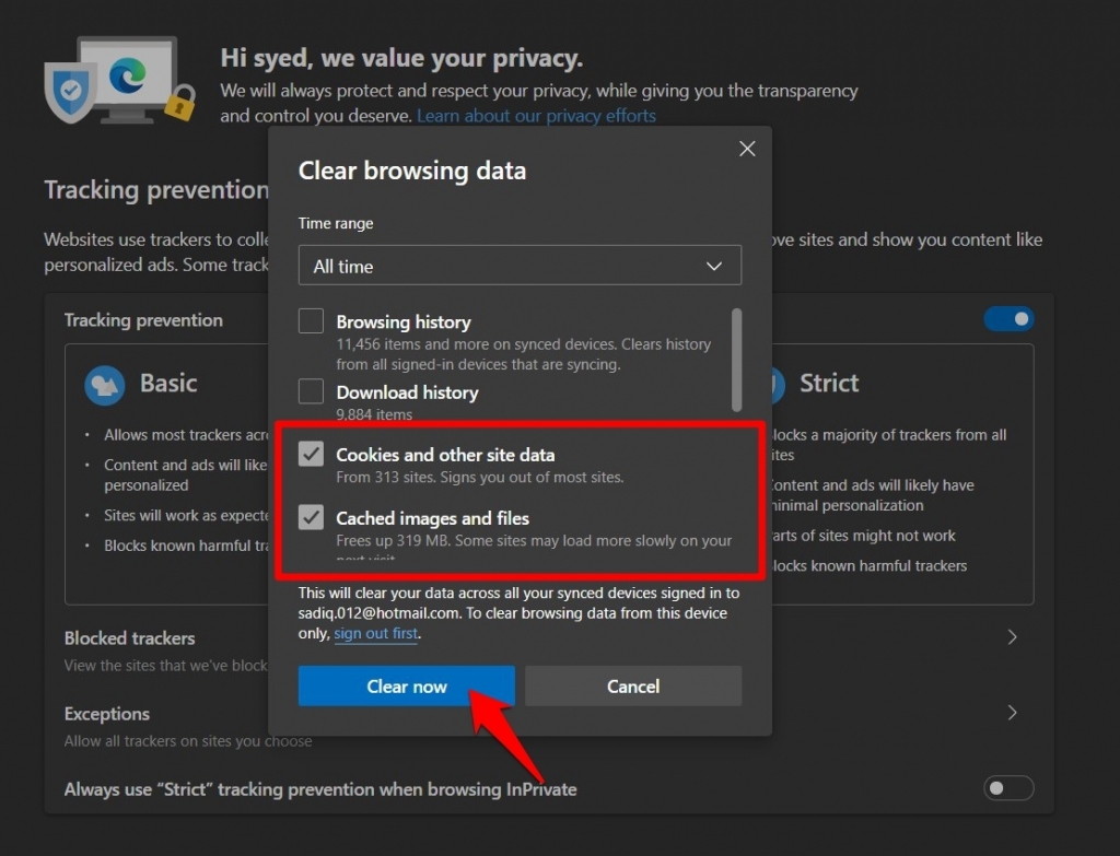  edge result code hung 