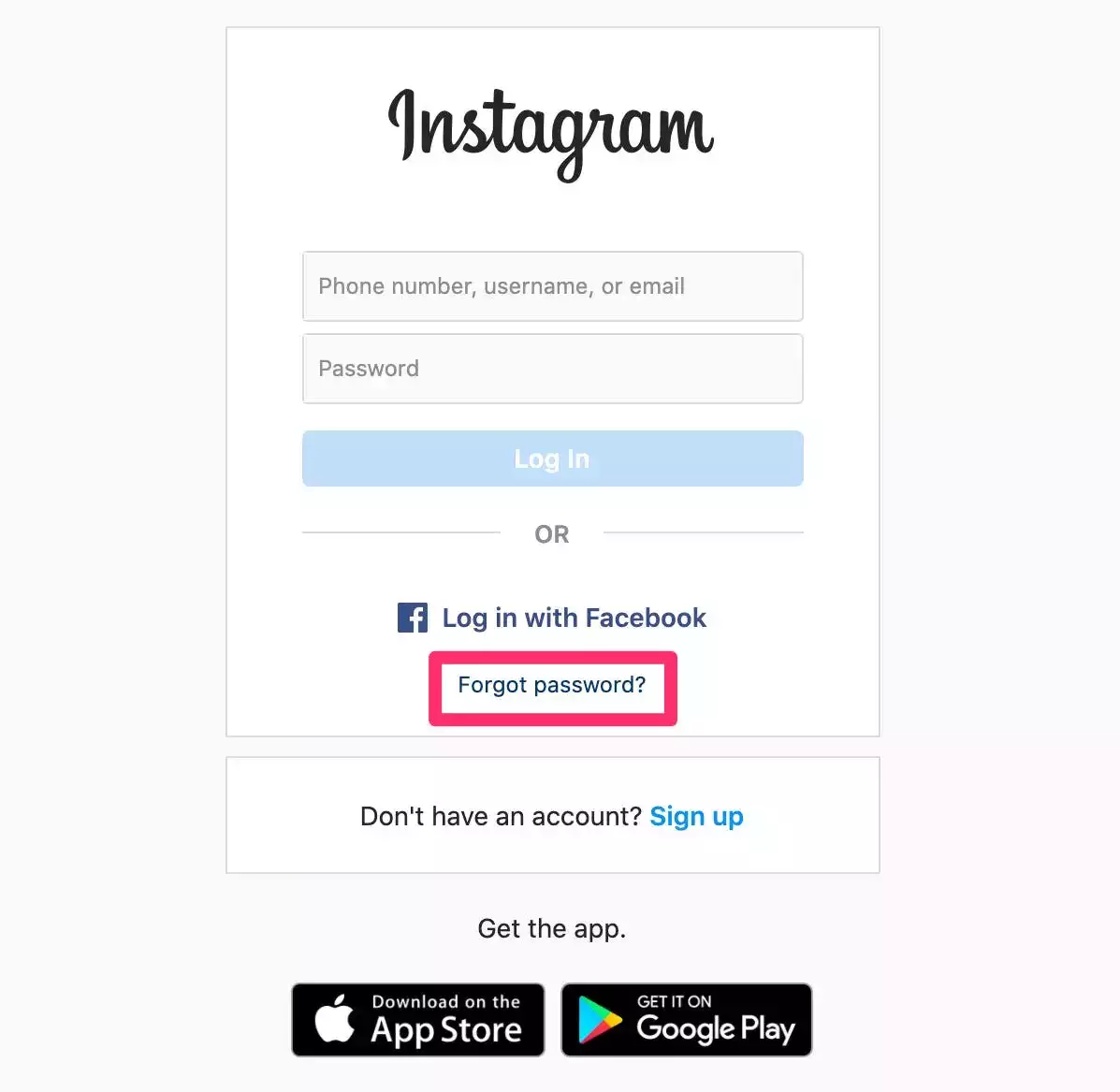 如果您忘记了如何更改您的 Instagram 密码或重置密码