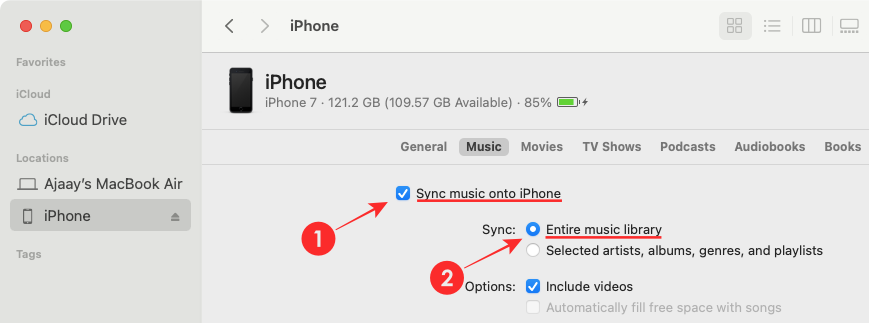 如何将音乐从 Android 传输到 iPhone