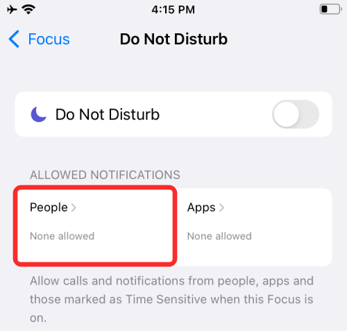 专注于 iOS 15：如何将人员和应用程序列入白名单以允许他们中断