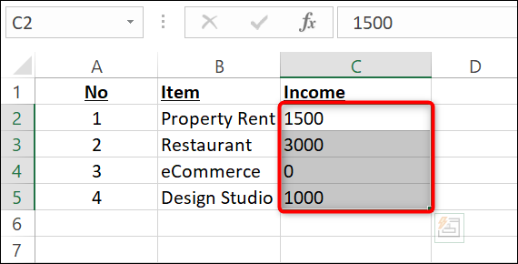 如何在 Microsoft Excel 中使用会计编号格式
