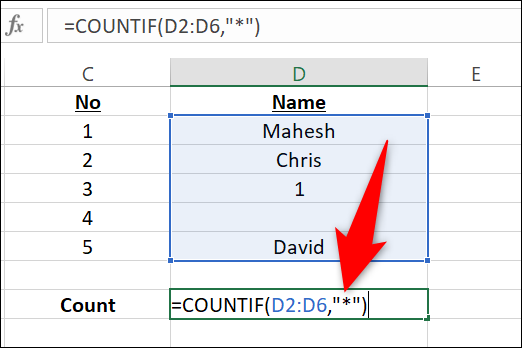 如何在 Microsoft Excel 中计算带有文本的单元格