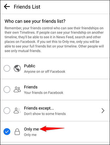 如何在 Facebook 上隐藏您的好友列表