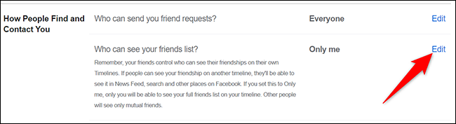 如何在 Facebook 上隐藏您的好友列表