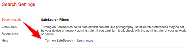 如何在 Google 搜索中关闭安全搜索