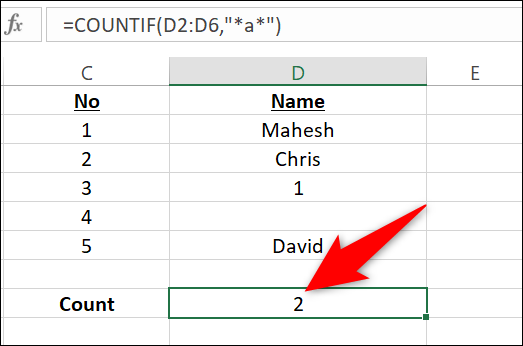 如何在 Microsoft Excel 中计算带有文本的单元格