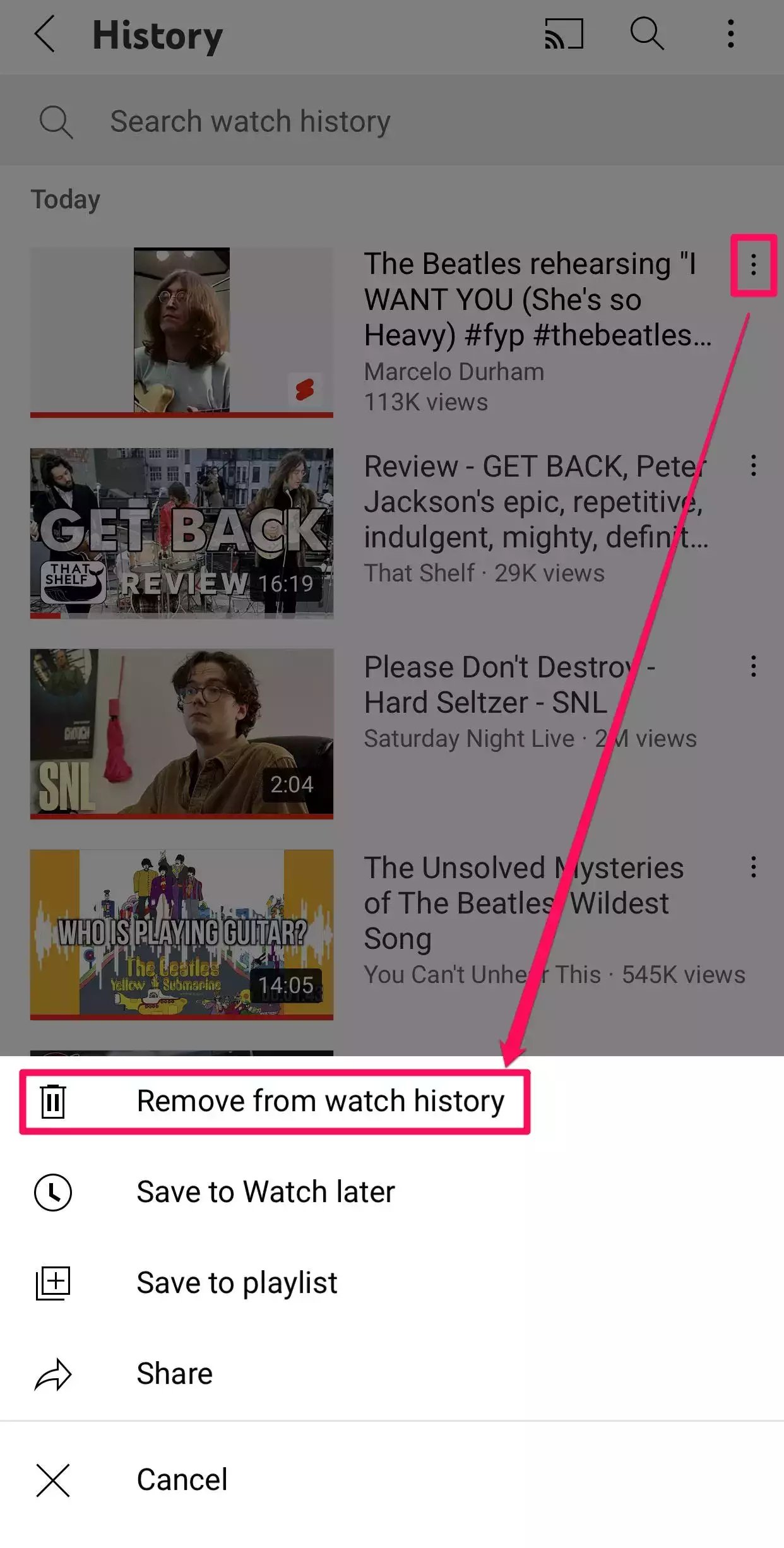 如何在计算机或移动设备上查看、暂停或删除您的 YouTube 观看记录和搜索记录