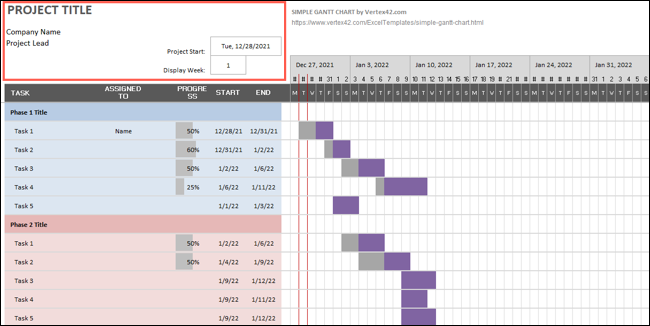 如何在 Microsoft Excel 中制作甘特图