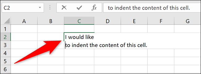 如何在 Microsoft Excel 中缩进