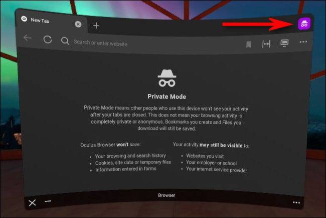 如何在 Oculus Quest 2 上使用私密浏览功能