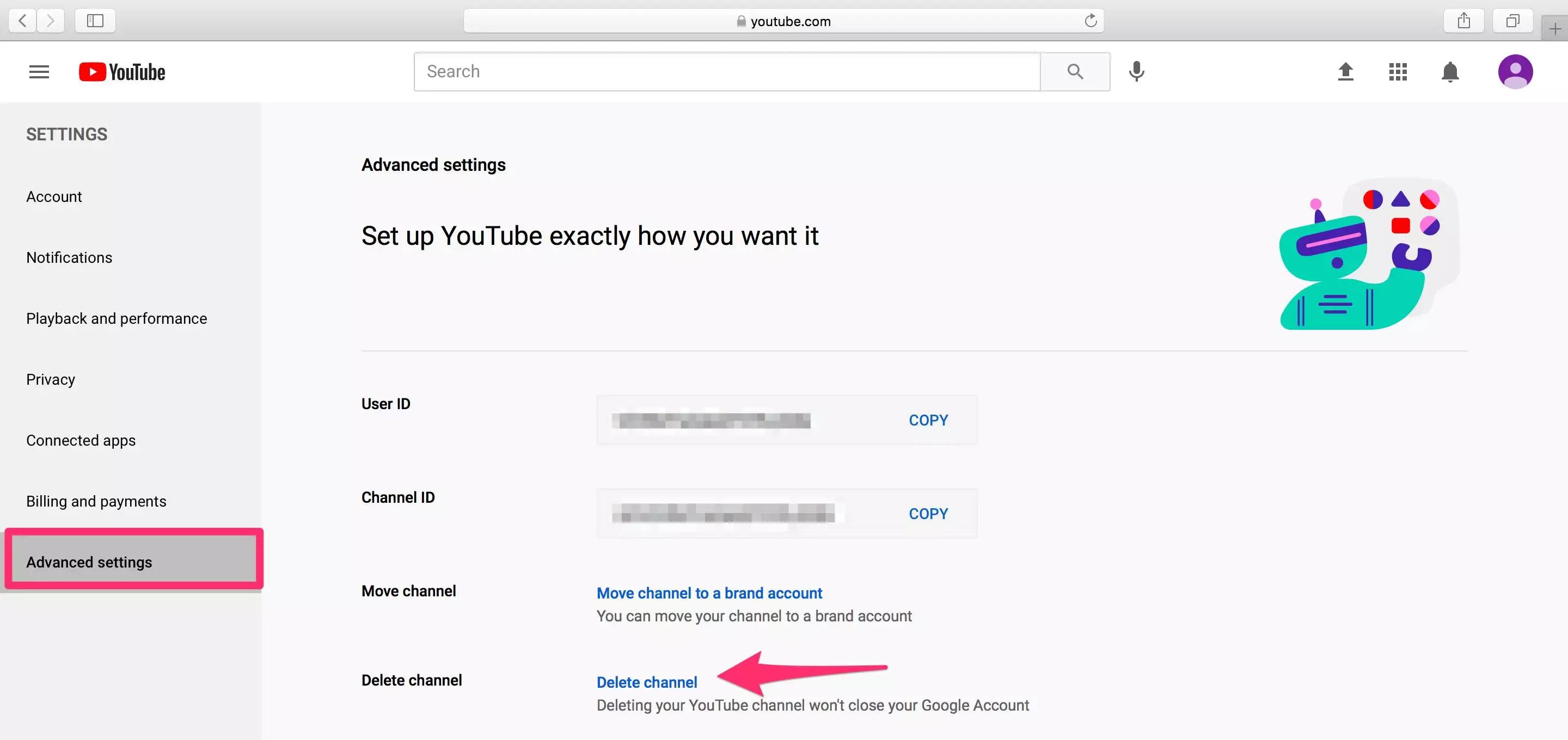 如何删除您的 YouTube 频道并永久删除其内容或暂时隐藏它